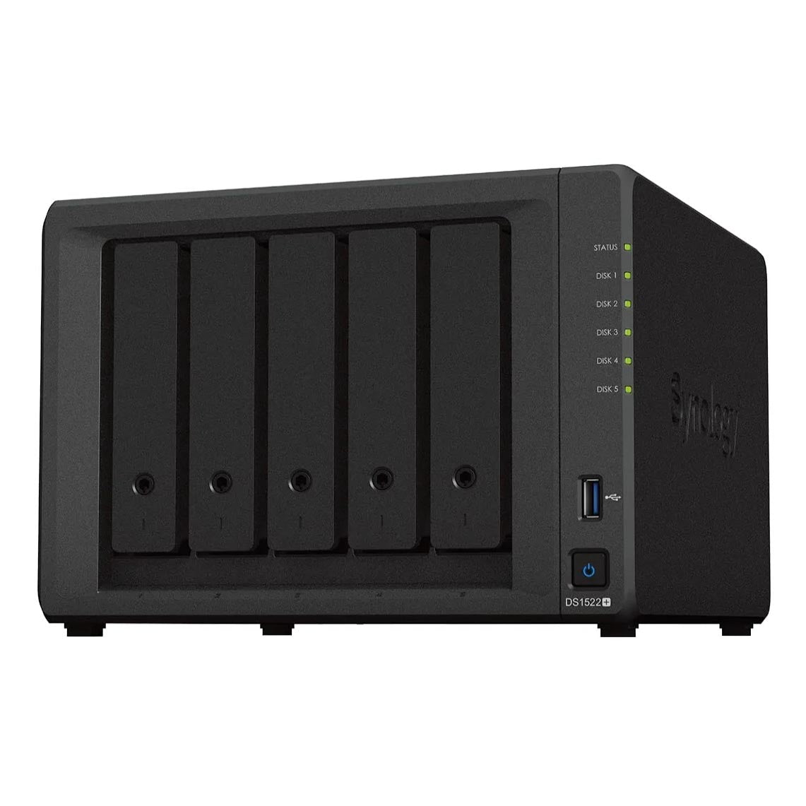 Network storage Synology DiskStation DS1522+, 5 bays, without disks, black