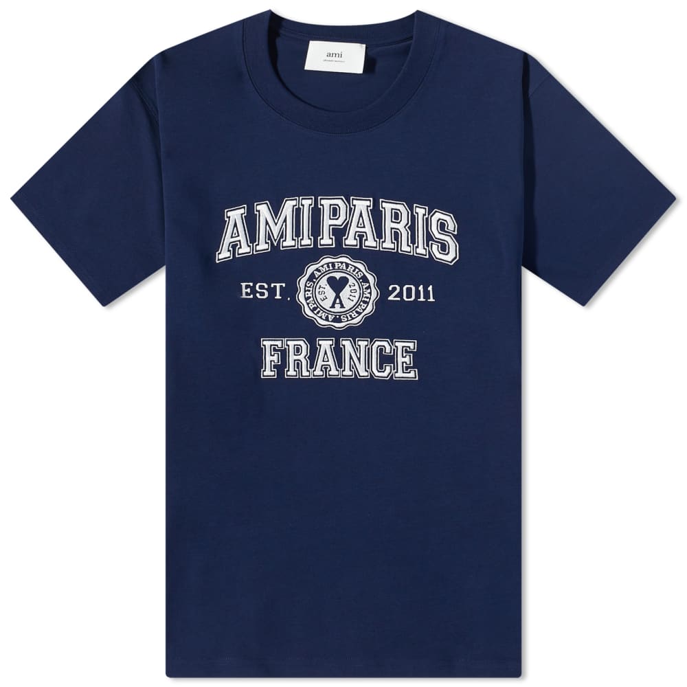 تي شيرت بشعار AMI Paris Varsity