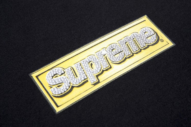 Supreme Bling Box Logo Hooded Sweatshirt 'Black'