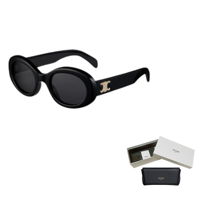 CELINE Unisex Sunglasses, Black