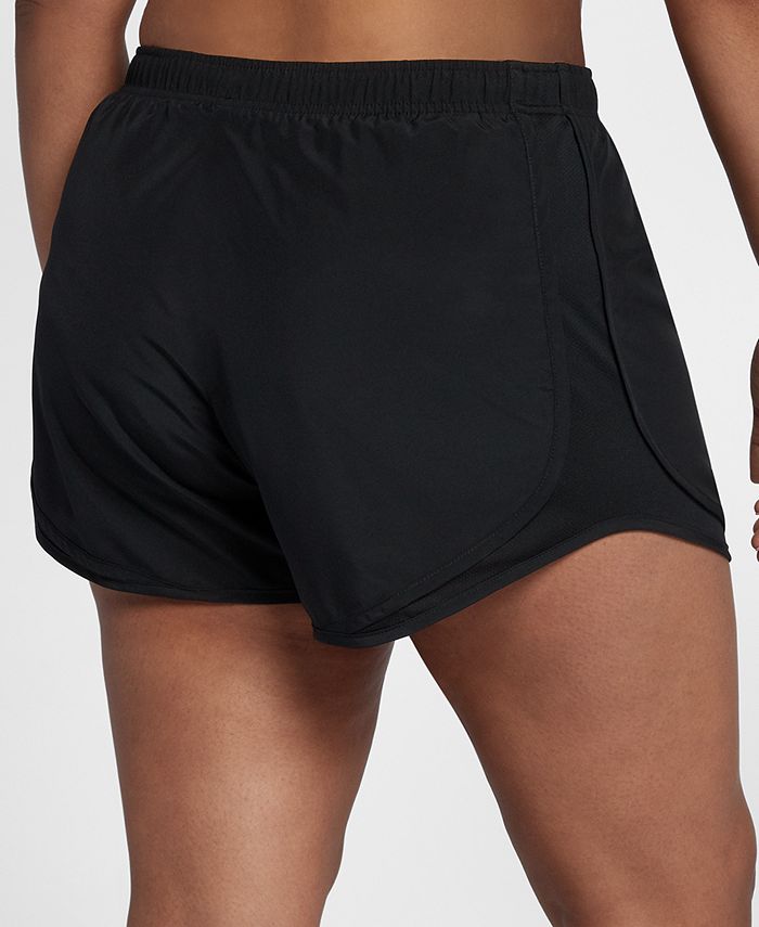 Nike Women's Plus Size Tempo Running Shorts Black/Black