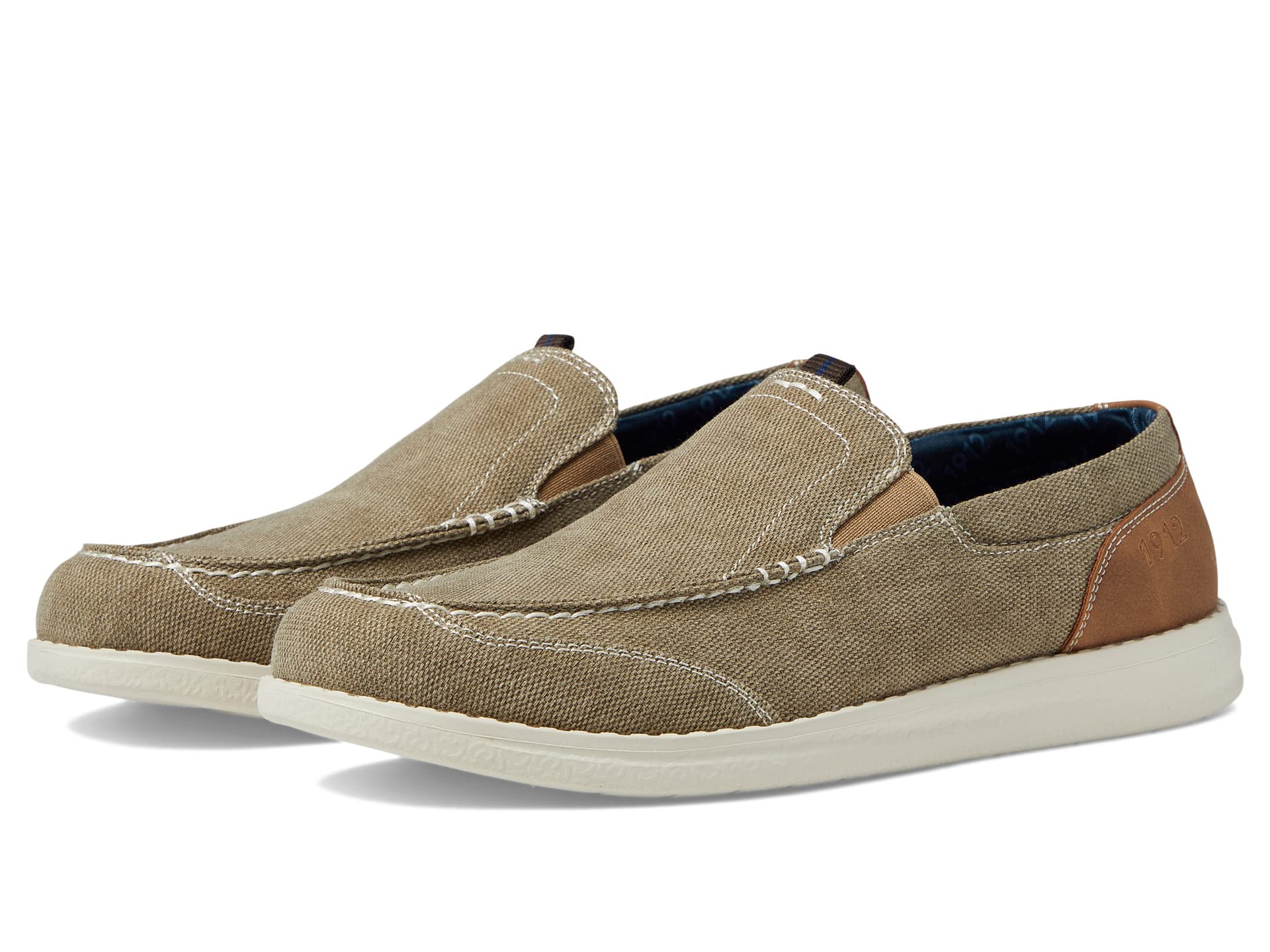 Nunn Bush Brewski Canvas Moccasin Toe Venetian Slip-On Loafers