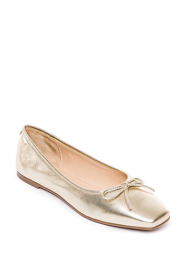 Bernardo Gwynn ballet flats, gold