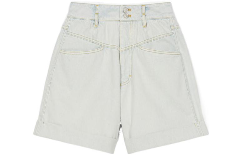 Kenzo Women's Denim Shorts, Light Blue