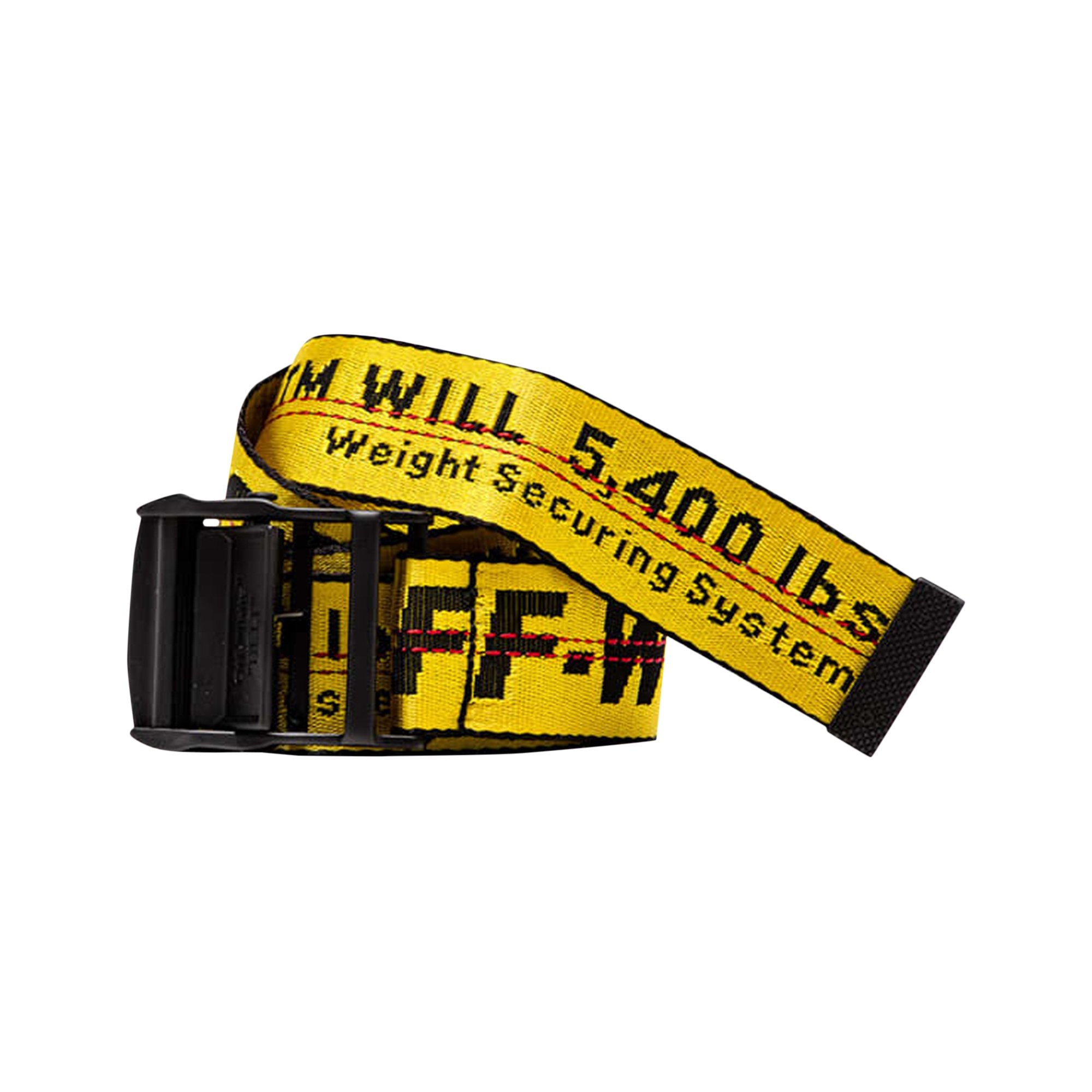 Off-White Industrial Belt Yellow