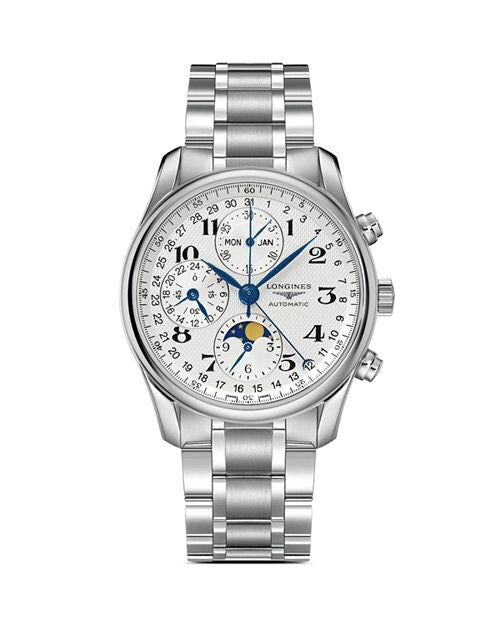 Master Chronograph 40 mm Longines Silver