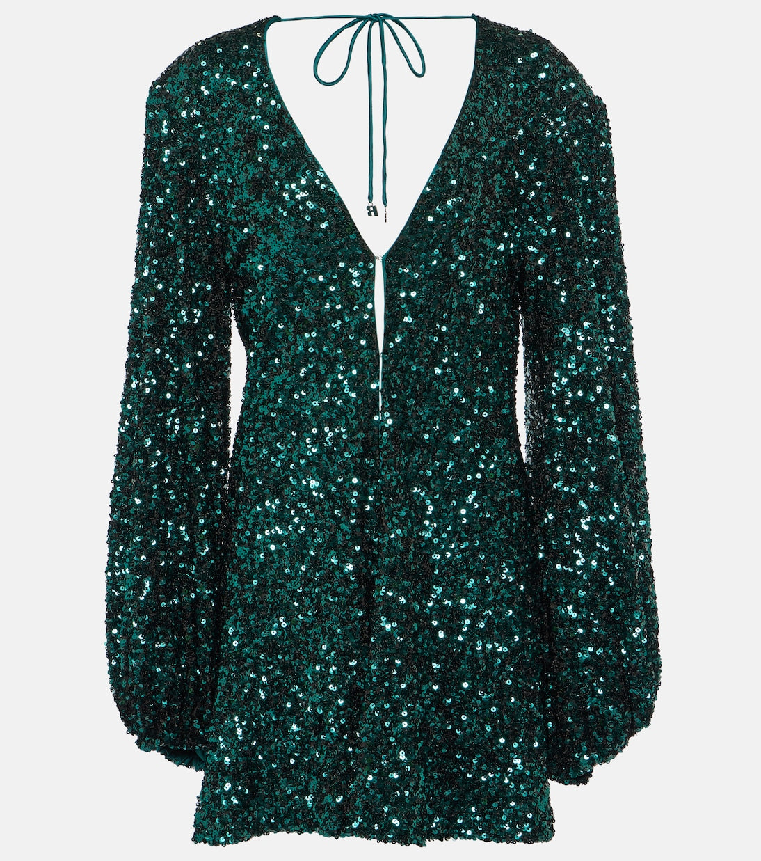 Birger Christensen Rotate Sequin Mini Dress, Green