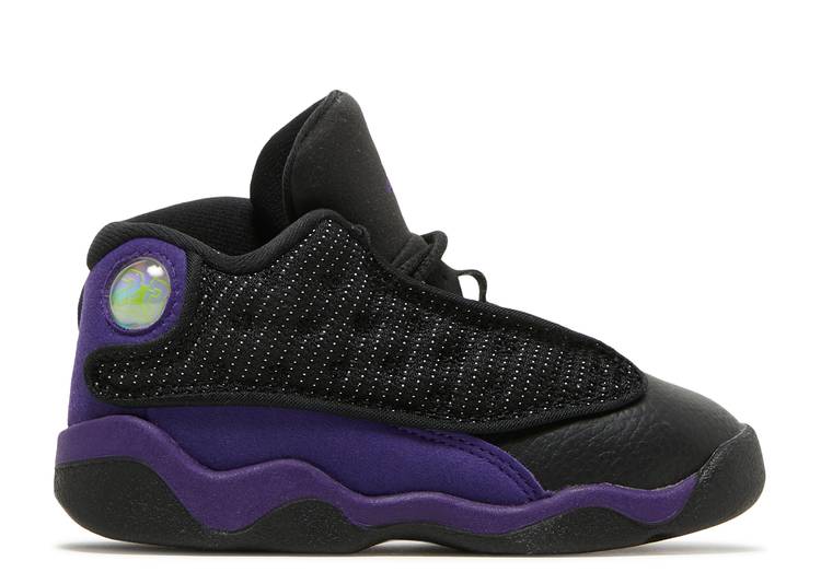 حذاء رياضي AIR JORDAN 13 RETRO TD 'COURT PURPLE'، أسود