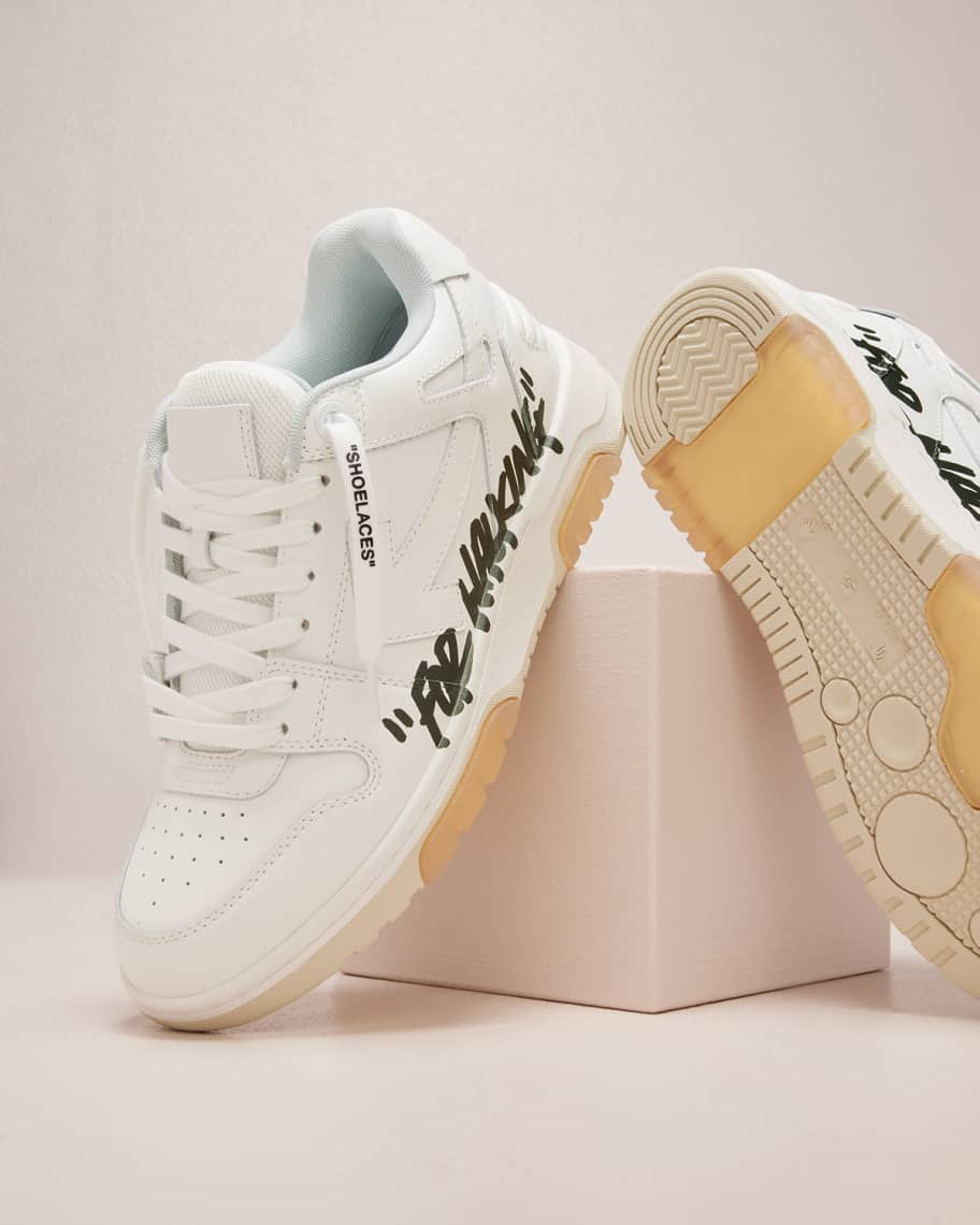 Out Of Office Off-White Leather Sneakers