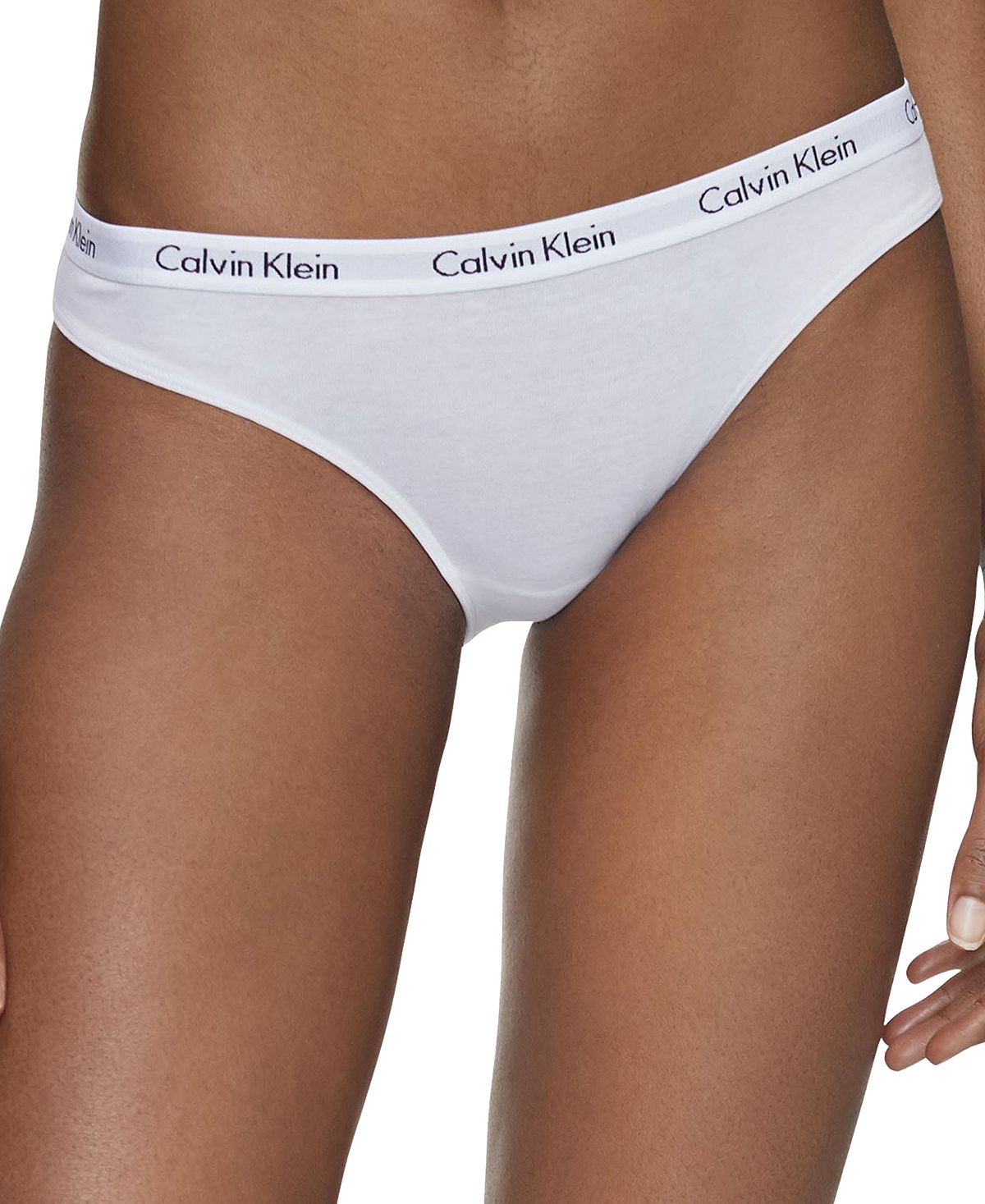 ملابس داخلية نسائية من القطن مكونة من 3 قطع QD3588 Calvin Klein