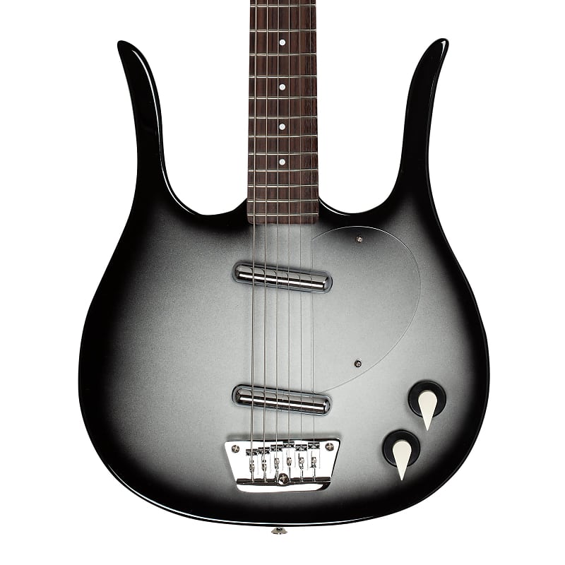 جيتار كهربائي Danelectro Longhorn Baritone Guitar - Black Burst