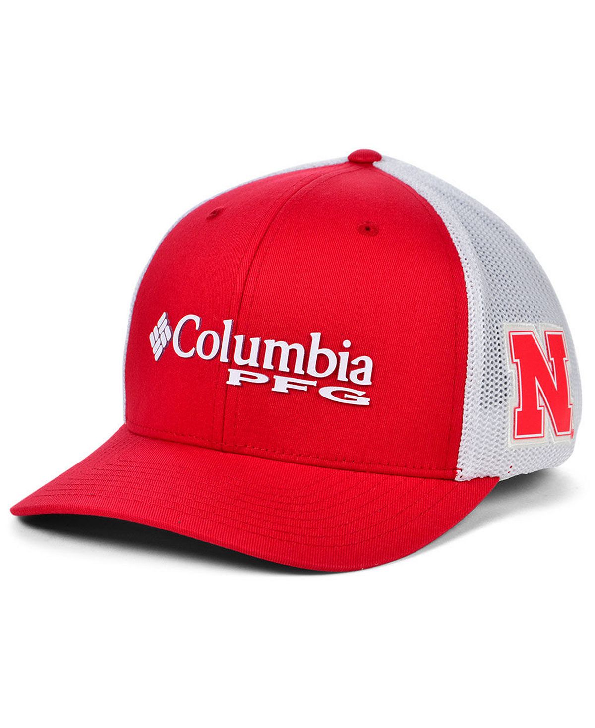 قبعة PFG Columbia Stretch من Nebraska Cornhuskers