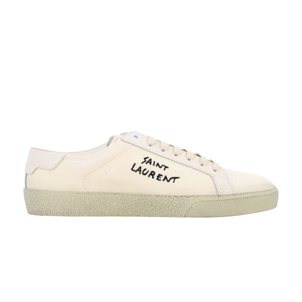 حذاء Saint Laurent Wmns Signature Court Classic SL/06 باللون الأبيض