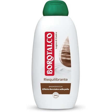 Borotalco Cedar Wood Bath Shower Gel, Rebalancing, 600ml