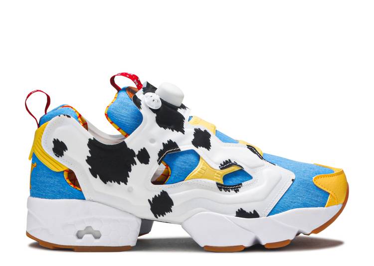 حذاء رياضي Reebok TOY STORY 4 X BAIT X INSTAPUMP FURY OG MIXED 'WOODY AND BUZZ' باللون الأبيض