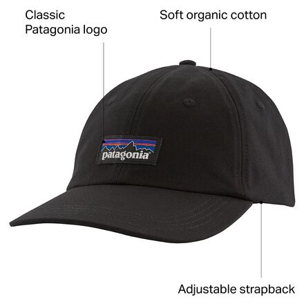 Cap P-6 Label Trad Patagonia, black