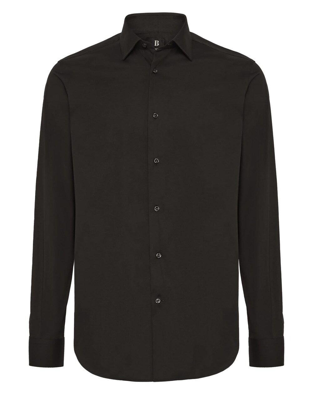 Boggi Milano Regular Fit Button-Up Shirt, Black