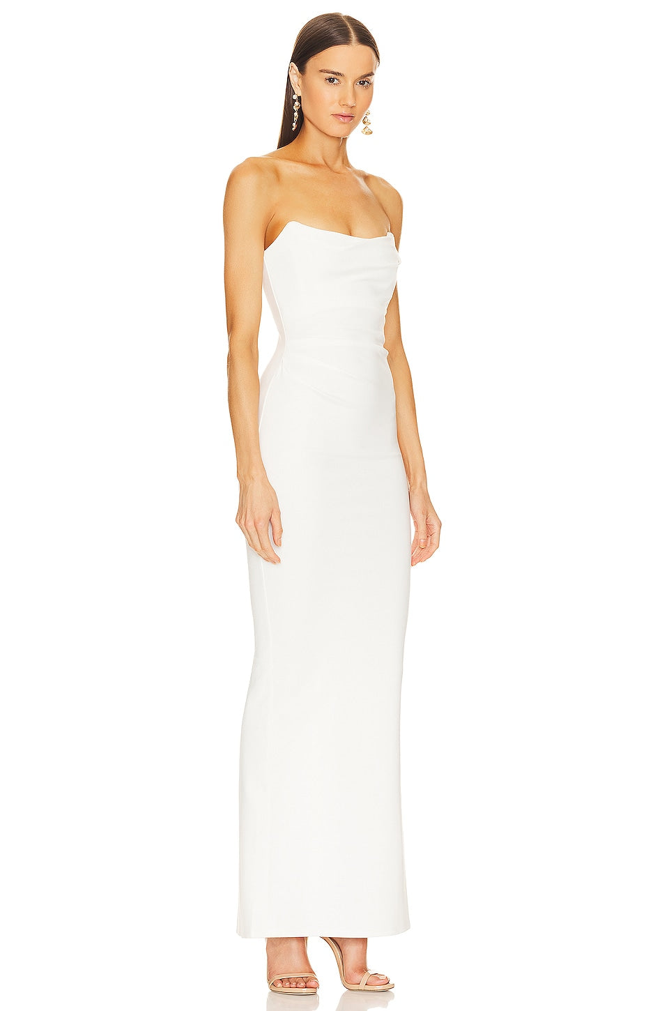 Michael Costello x REVOLVE Briggs Gown Dress, Ivory