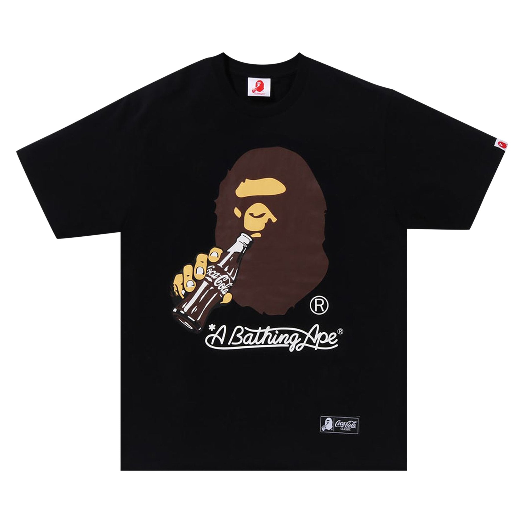 BAPE x Coca-Cola Ape Head T-shirt, black