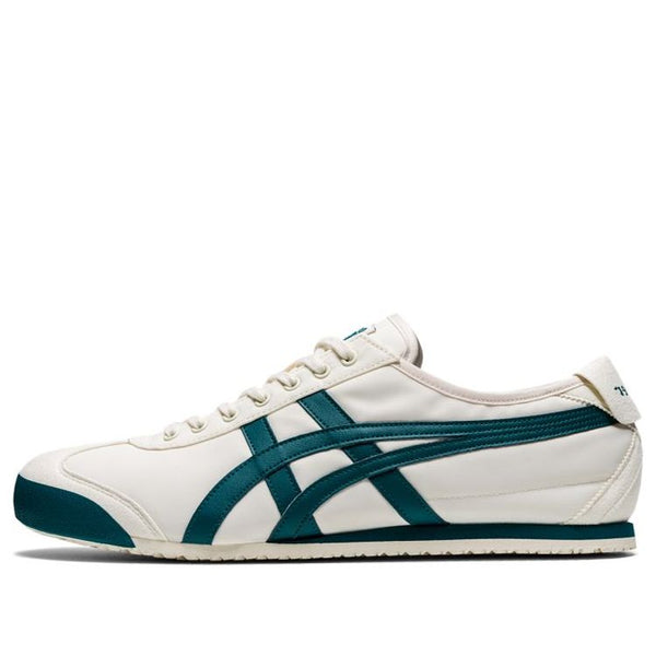 حذاء رياضي Onitsuka Tiger MEXICO 66 Shoes 'Cream Velvet Pine'، باللون البيج