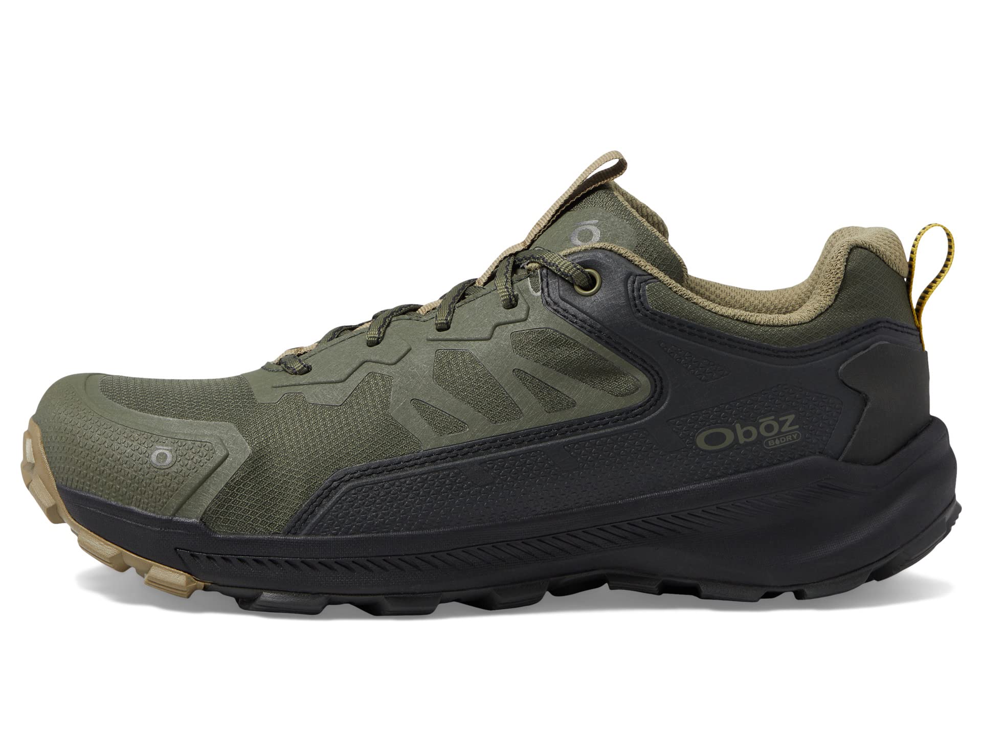 Oboz Katabatic Low B-Dry trekking shoes, green/black