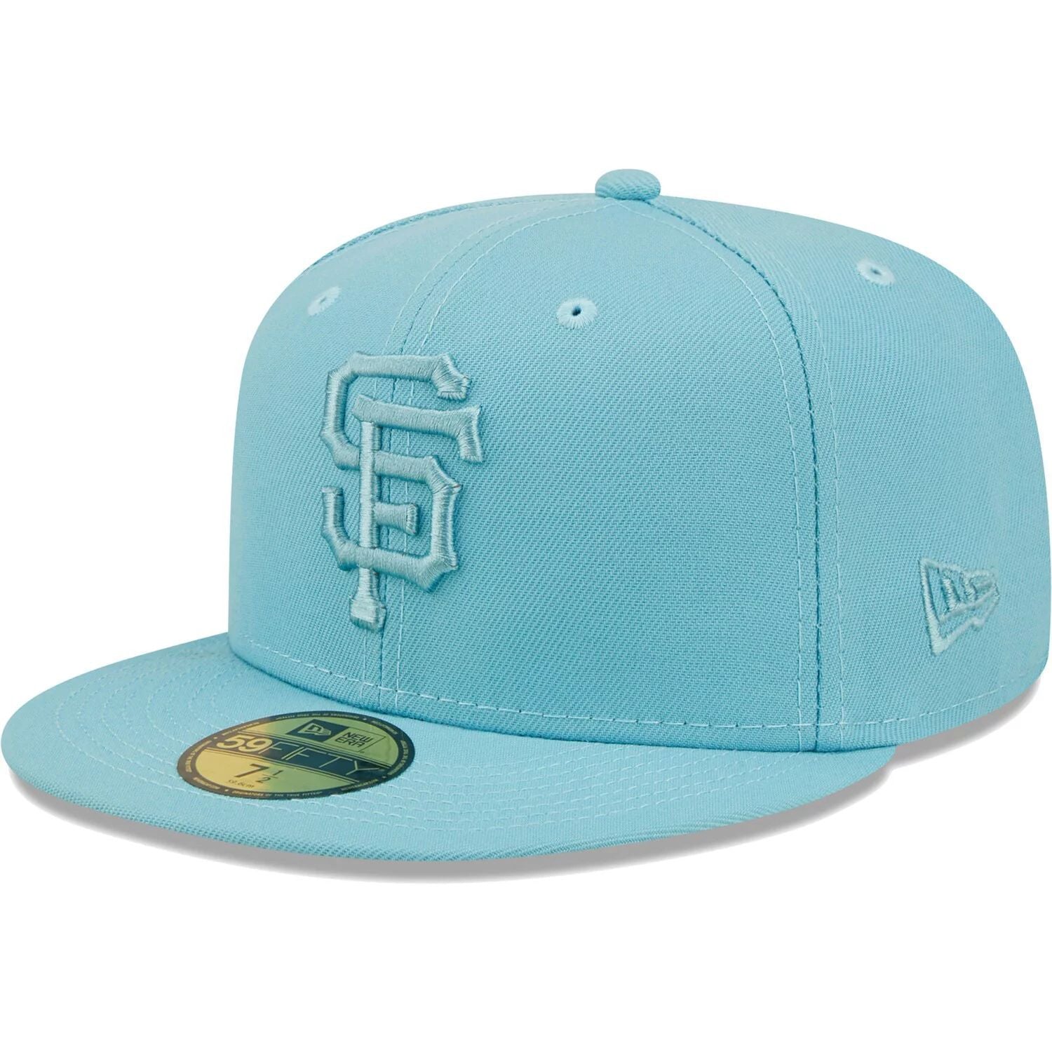 قبعة رجالية ملائمة من New Era باللون الأزرق من San Francisco Giants، عبوة ألوان 59FIFTY