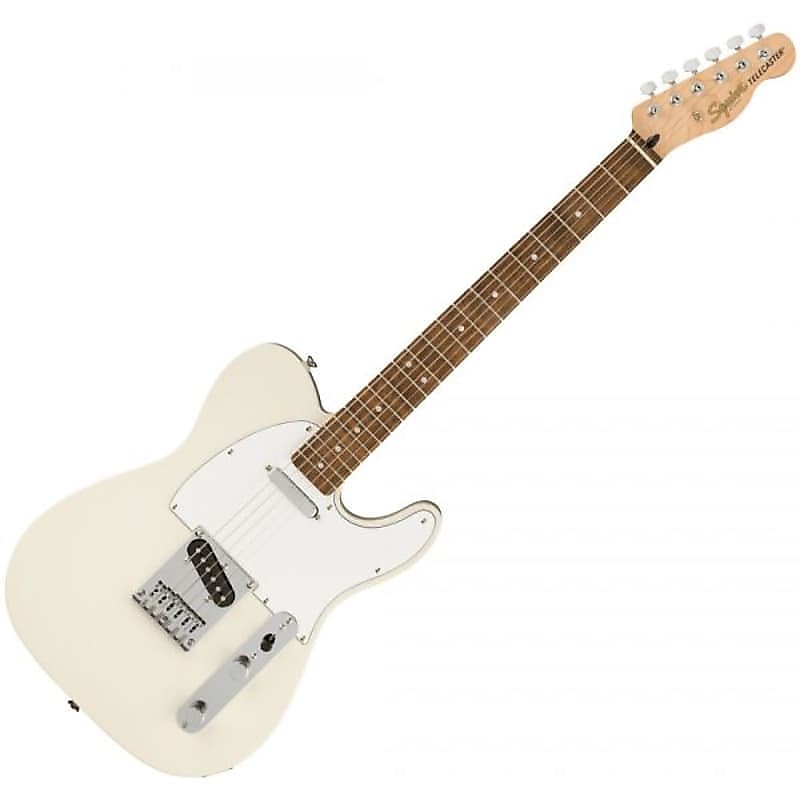 Squier Affinity Series Telecaster Electric Guitar - Olympic White with Laurel Fingerboard 0378200505