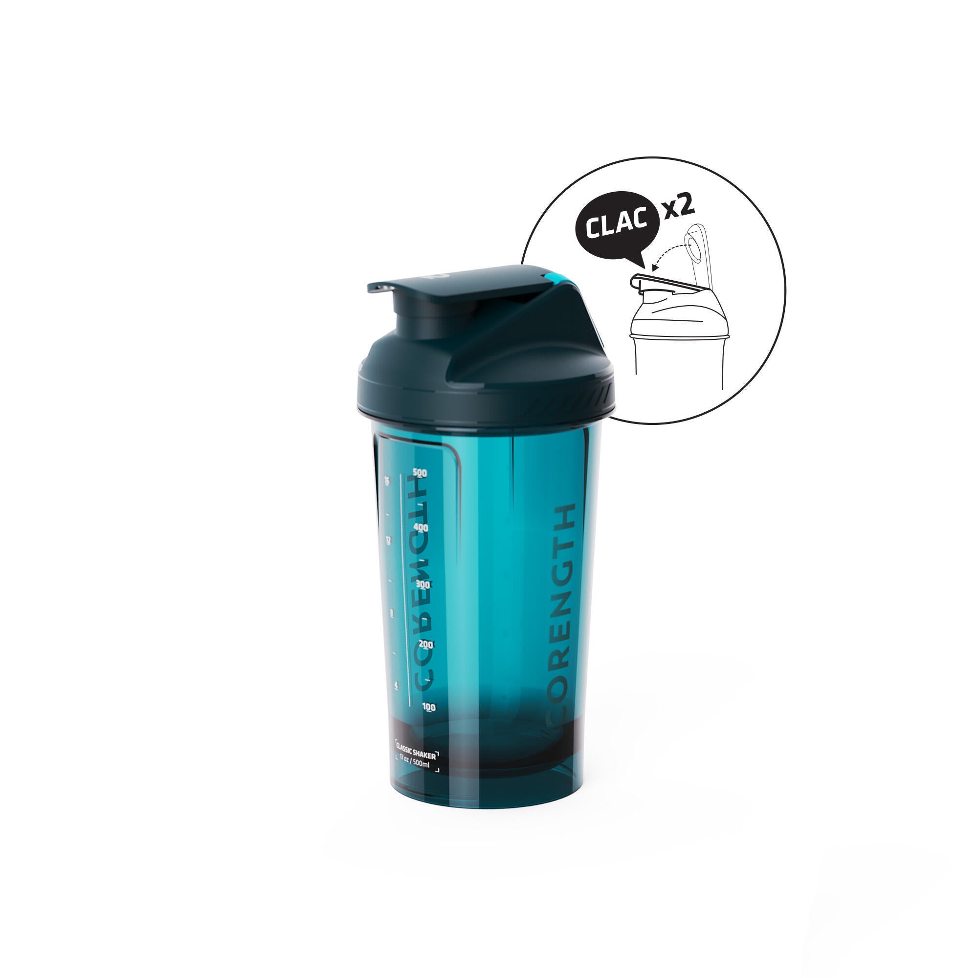 Shaker Classic 500 ml black CORENGTH