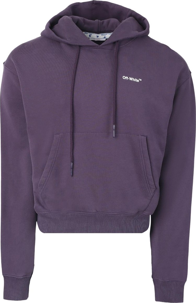 Off-White Caravaggio Crowning Over Hoodie 'Aubergine', purple