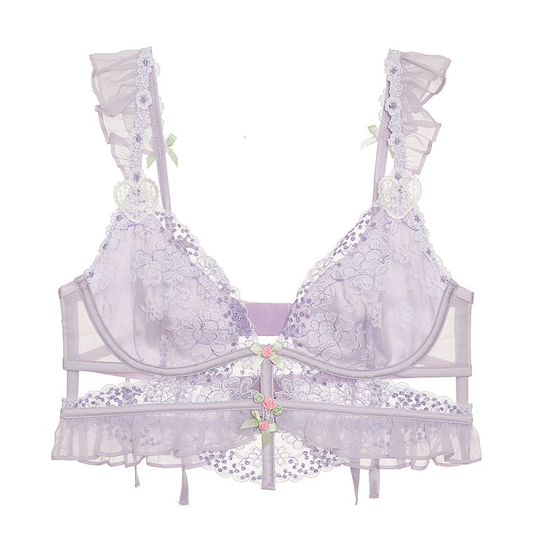 Bustier For Love & Lemons Margaux, purple