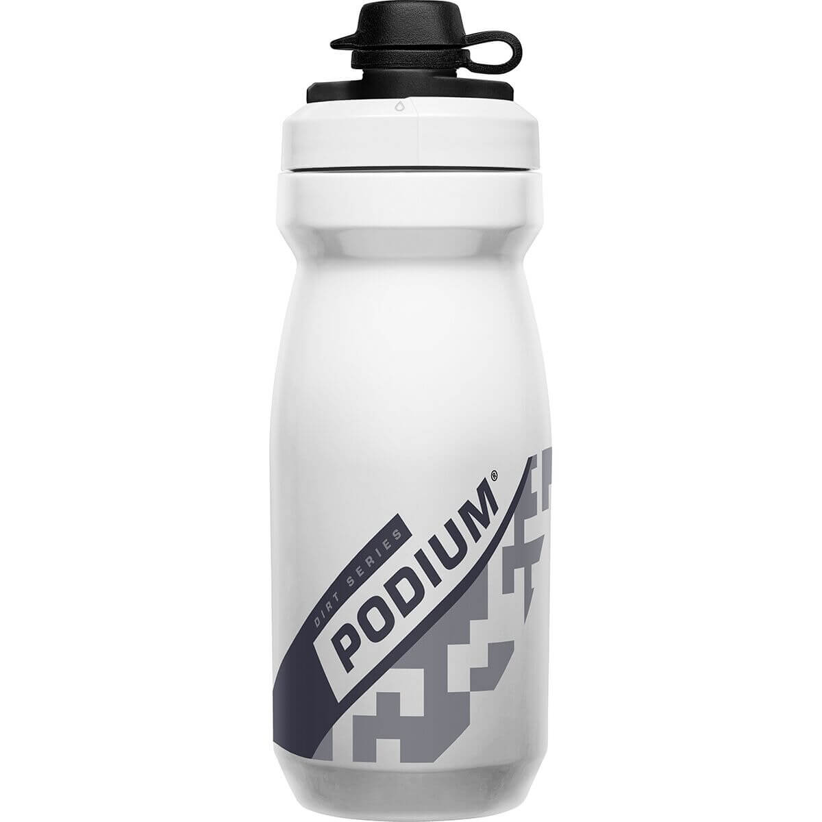 زجاجة مياه CamelBak Dirt Series Podium 630 مل، بيضاء