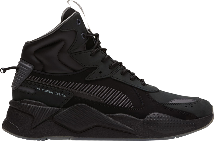 حذاء رياضي Puma RS-X Mid Militia Black Asphalt، أسود