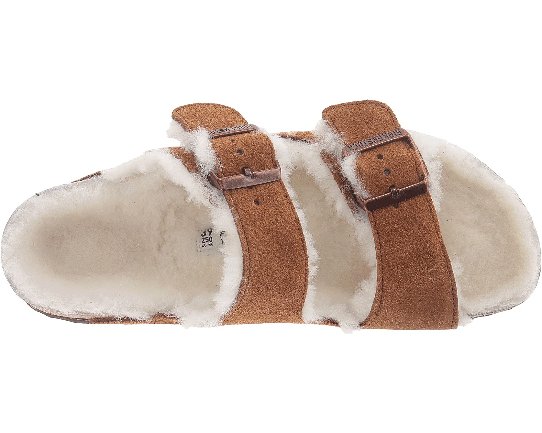 Arizona Shearling Birkenstock Sandals, Suede