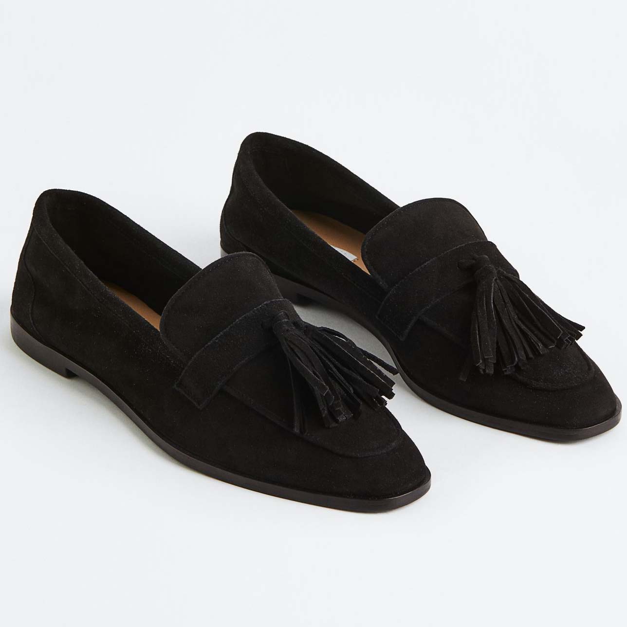 H&M loafers, brownish-black