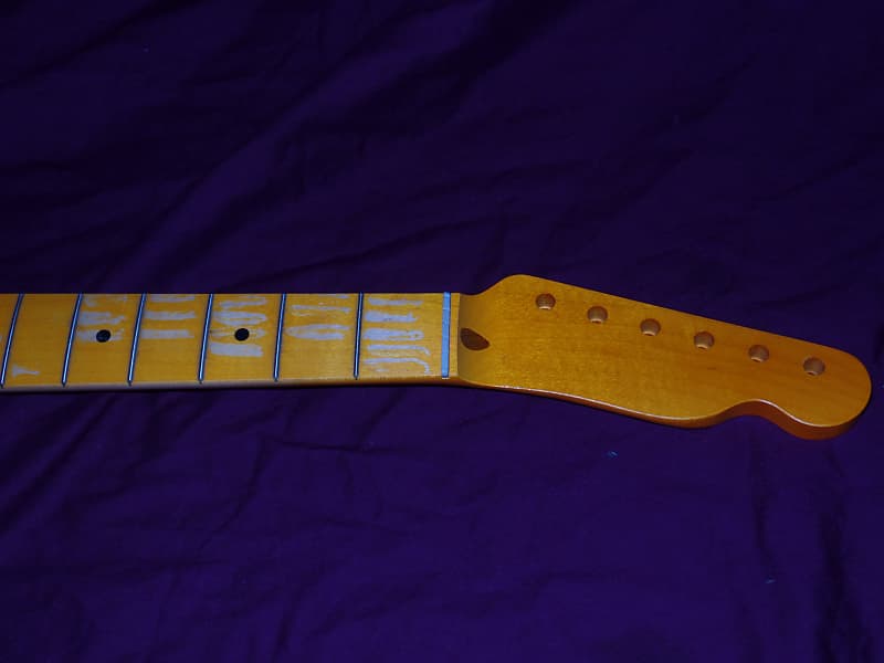 جيتار تيليكاستر من طراز 21 Jumbo Fret Relic Roadworn على شكل حرف C من جميع الأجزاء من Fender Licensed Vintage Maple Neck