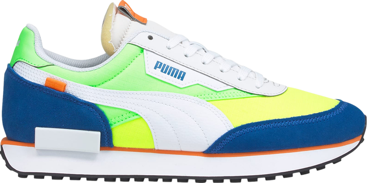 Sneakers Puma Future Rider Play On White Fizzy Lime Royal, white