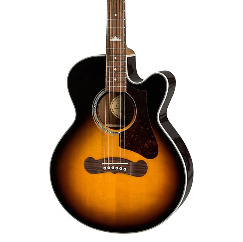 جيتار صوتي Epiphone J-200 EC Studio Parlor - Vintage Sunburst EEJPVSGH3