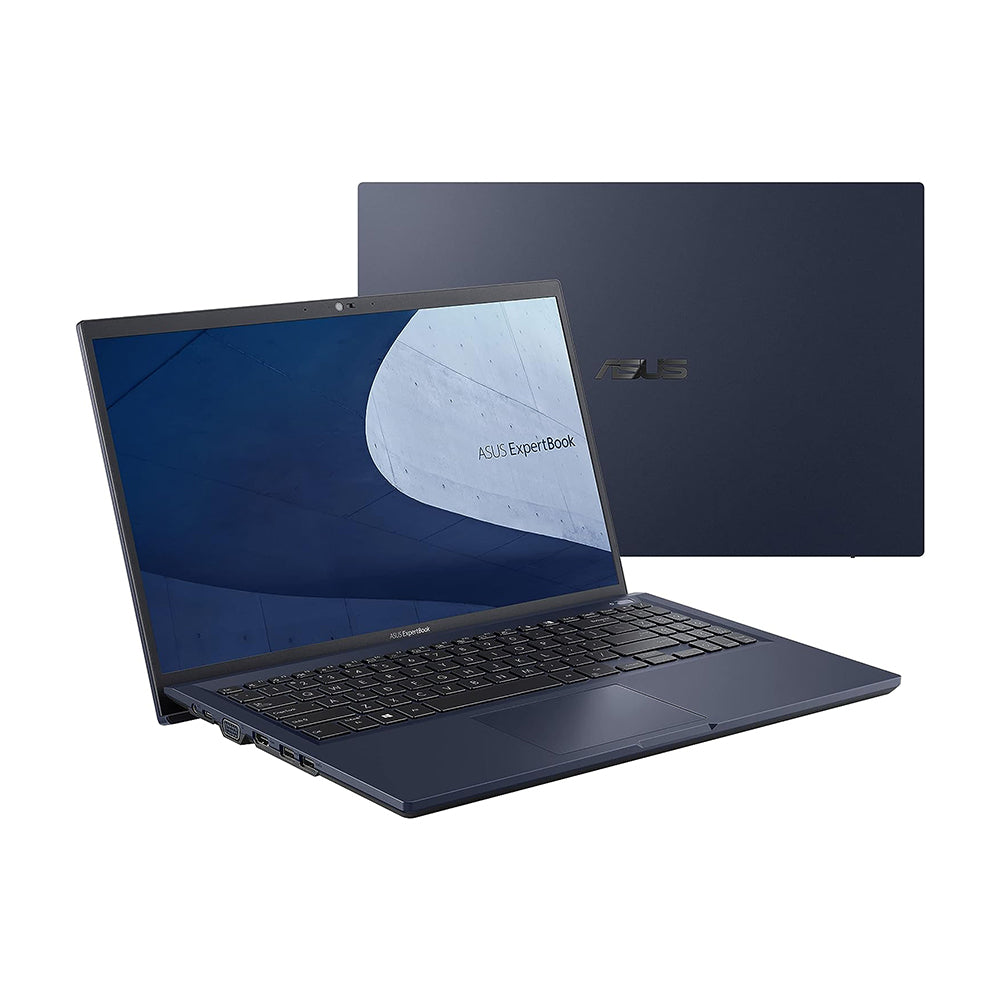 لابتوب أسوس ExpertBook B1، 14 بوصة، 8 جيجابايت/256 جيجابايت، معالج i5-1135G7، أسود، لوحة مفاتيح إنجليزية