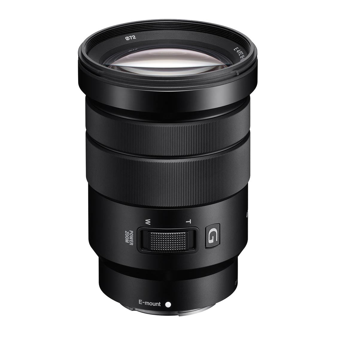 عدسة سوني E PZ 18-105mm f/4 G OSS، باللون الأسود