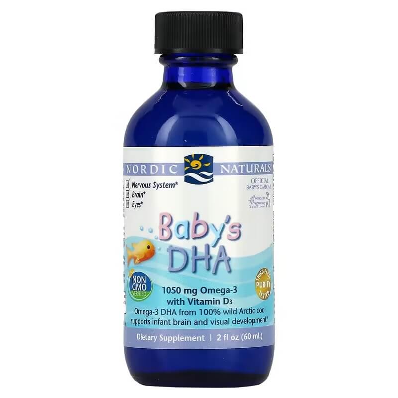 Nordic Naturals Children's DHA & Vitamin D3 Supplement 1050 mg, 60 ml