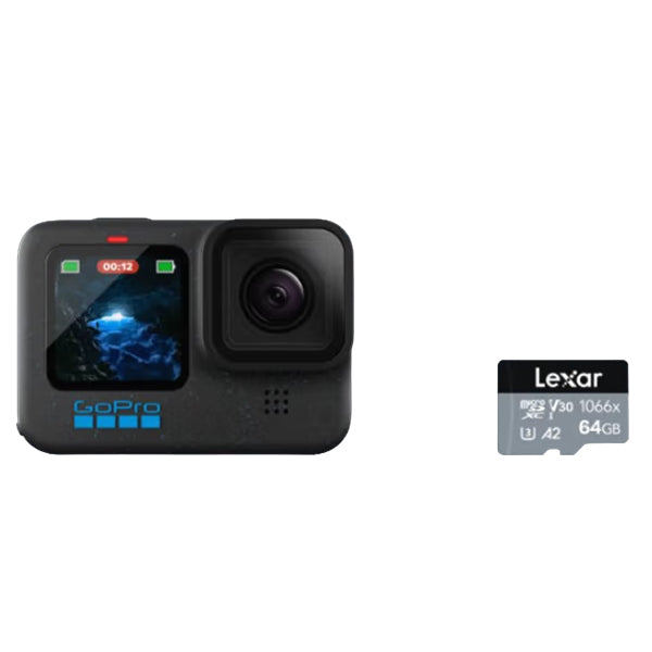 Action camera GoPro HERO 12, black (Basic set)