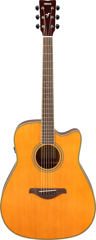 جيتار Yamaha FGC-TA Trans Acoustic تقليدي غربي 2021 Vintage Natural FGC-TA Trans Acoustic تقليدي غربي