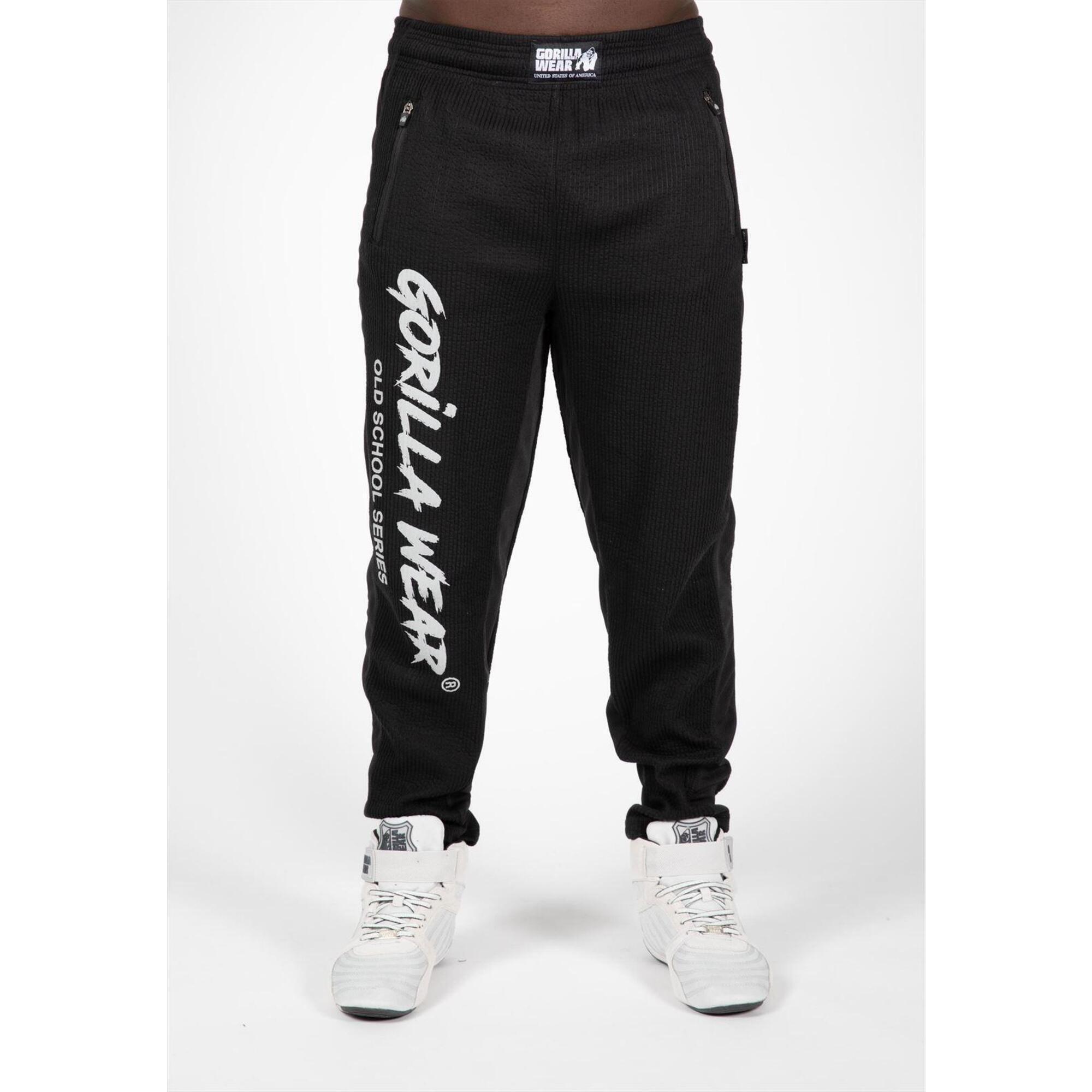 Joggers - Augustine Old School Pants - Black GORILLA WEAR, black