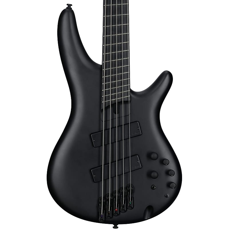 Ibanez SRMS625EX Iron Label 5-String Multi-Scale Bass w/ Bartolina Pickups - Black Flat SRMS625EX Iron Label 5-String Multi-Scale Bass w/ Bartolina Pickups -