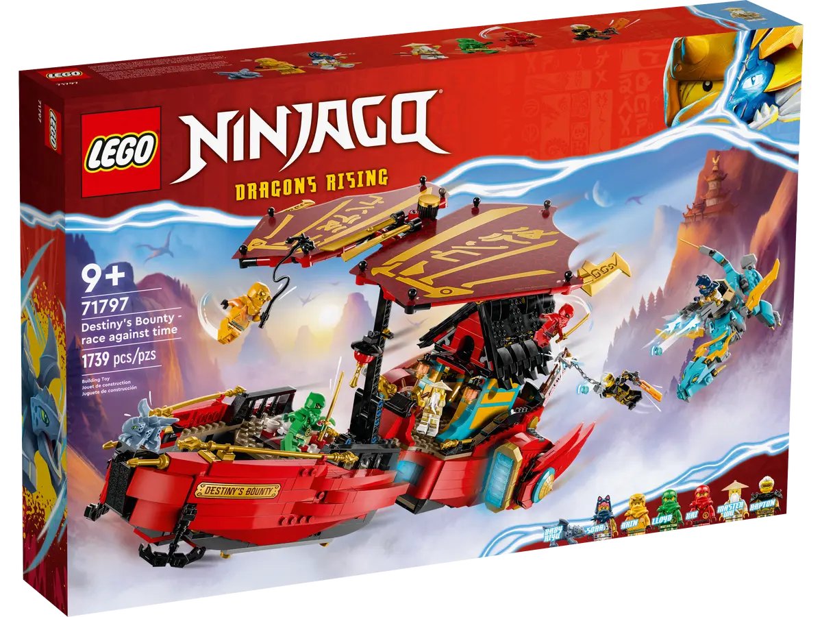 Lego Ninjago Destiny's Bounty - Race Against Time 71797, 1739 pieces