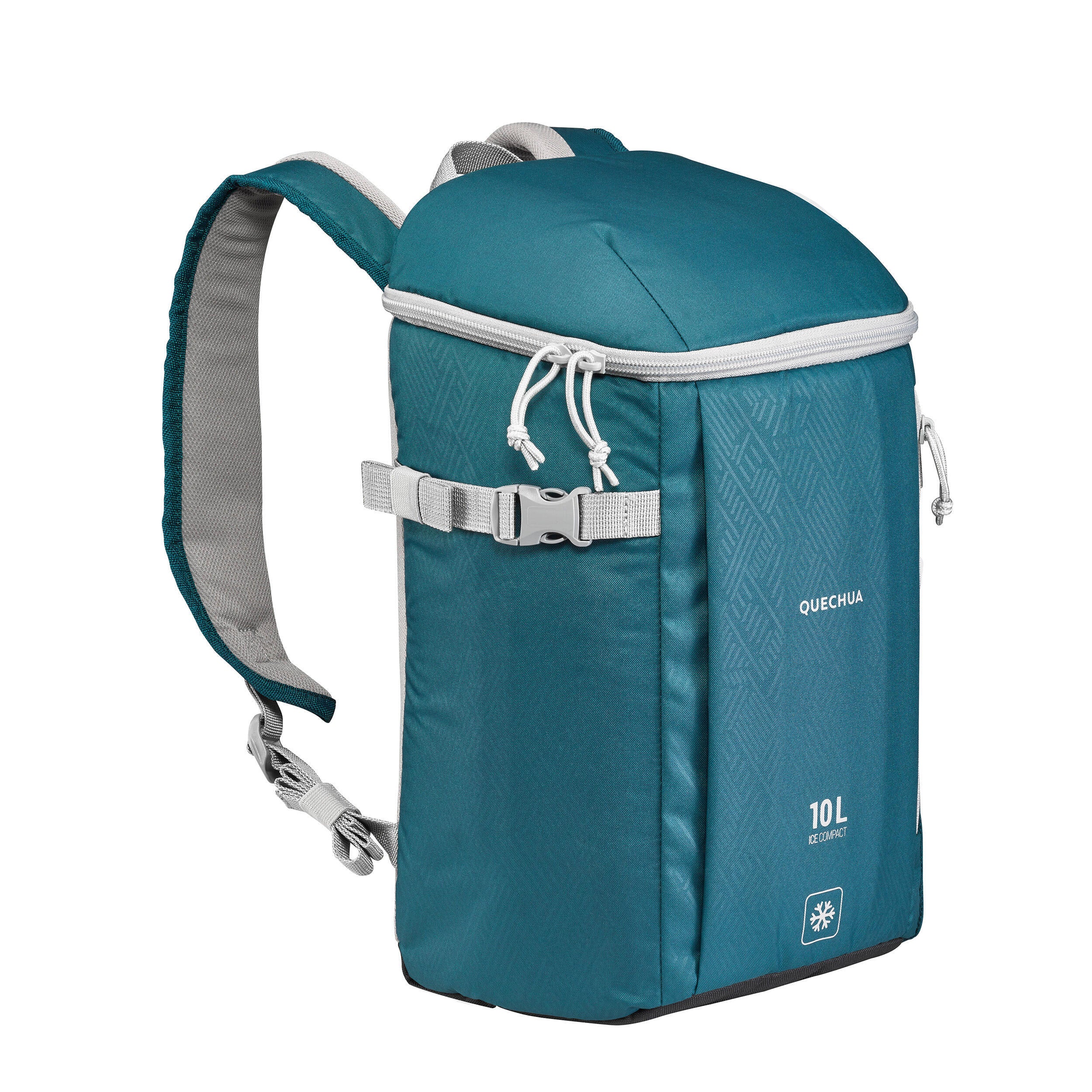 Cooler backpack Quechua Ice Compact hiking, 10 liters, blue