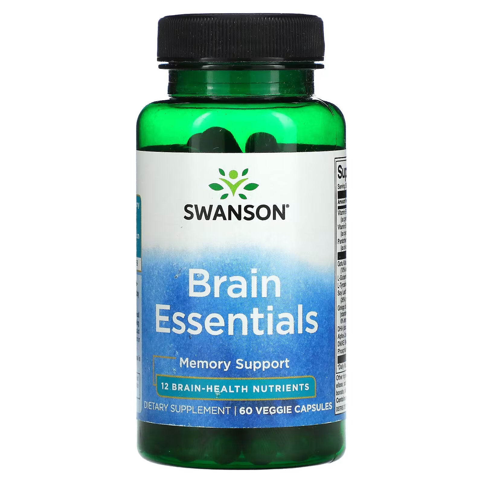 Swanson, Brain Essentials, 60 Vegetarian Capsules