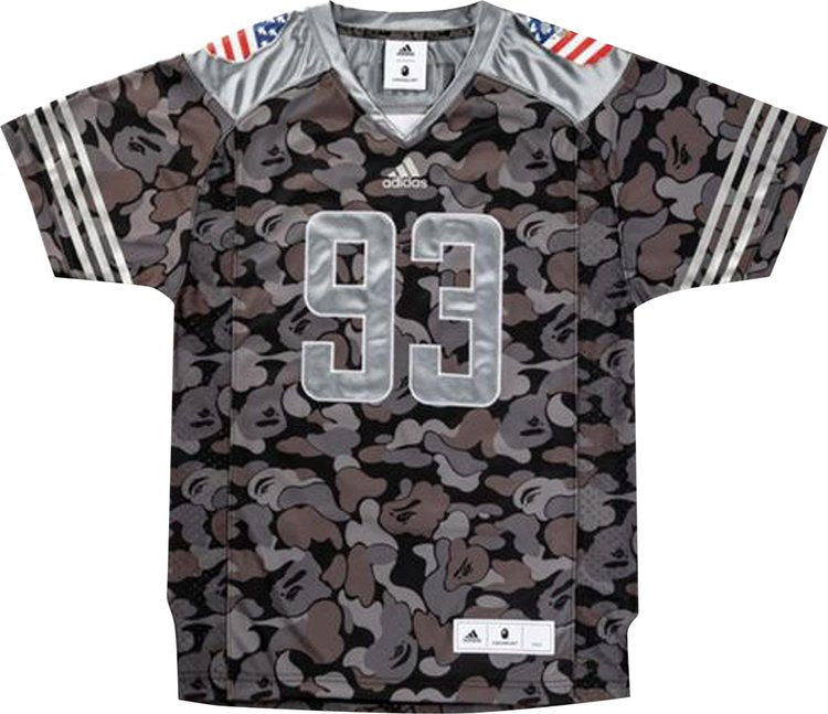 تي شيرت BAPE x adidas SB Jersey 'Black'، أسود