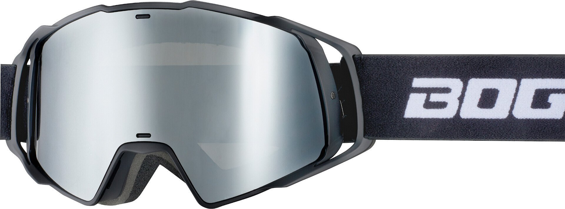 Bogotto B-Faster Anti-Fog Motorcycle Goggles, Black