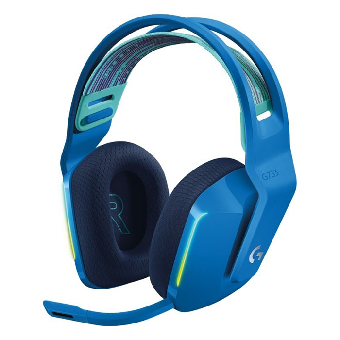 Logitech G733 Wireless Gaming Headset, Blue